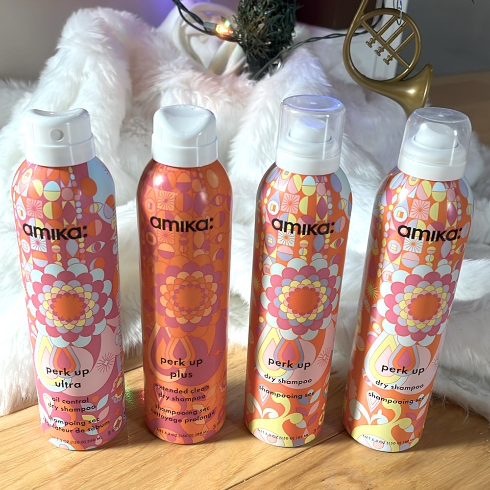 Amika Perk Up, Perk Up Ultra, Perk Up Plus Dry Shampoo, 5.3 oz.